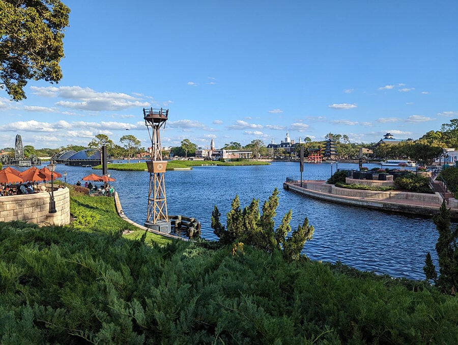 View of water in Epcot