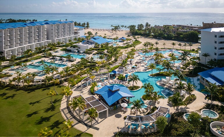 Aerial resort view of Dreams Cap Cana