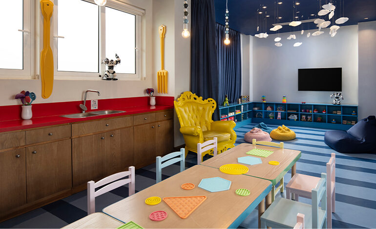 Kids classroom setting 