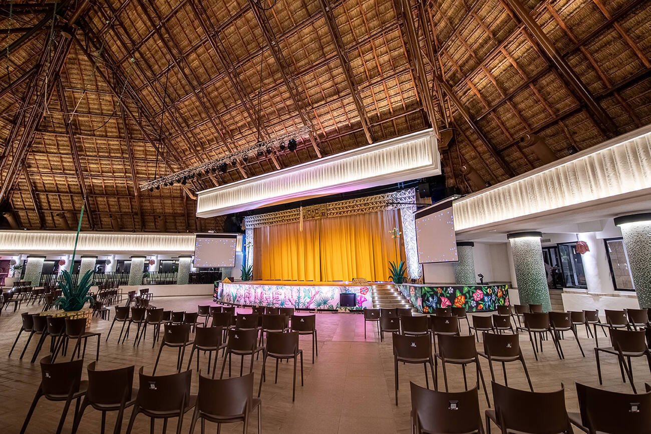 Outdoor theatre with seating