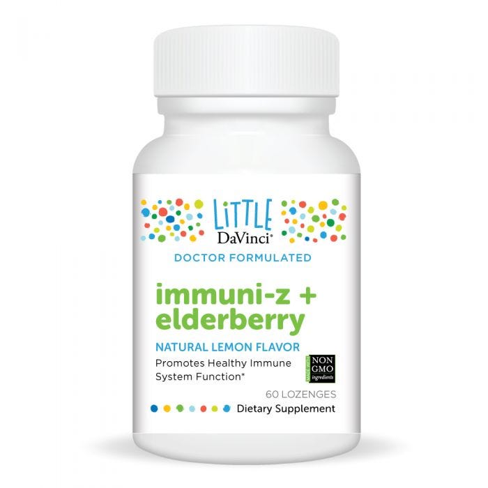 Bottle of immune-z and elderberry