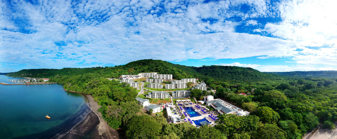 Ariel view of resort 