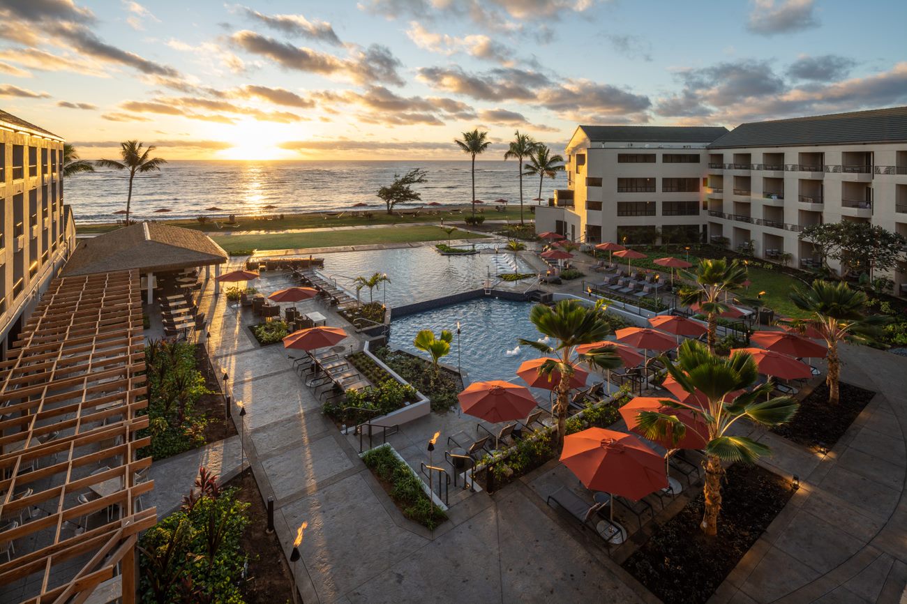 Sheraton Coconut beach at sunrise