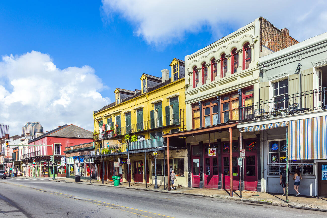 Street view of New Orleans