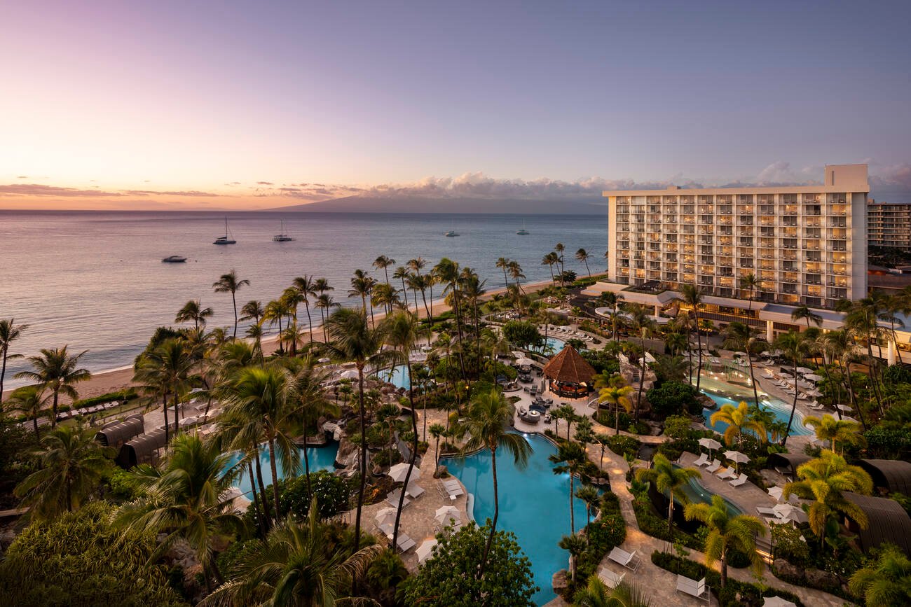 Westin Maui Resort and Spa at sunset