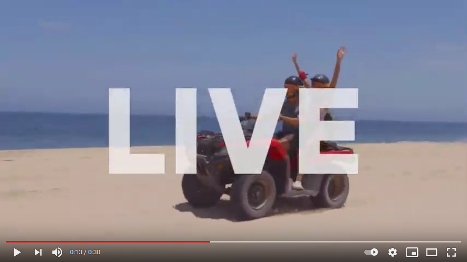 People driving ATV's on the beach