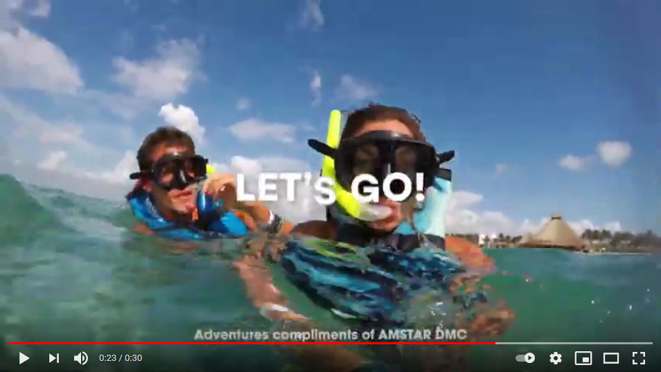 Couple snorkeling