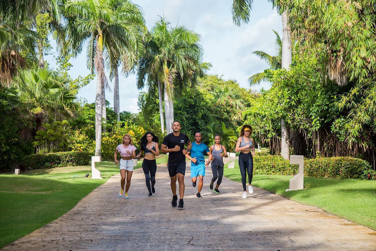 Group on a run