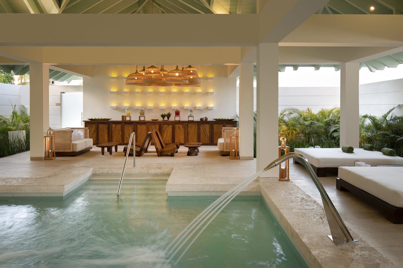 Indoor pool area