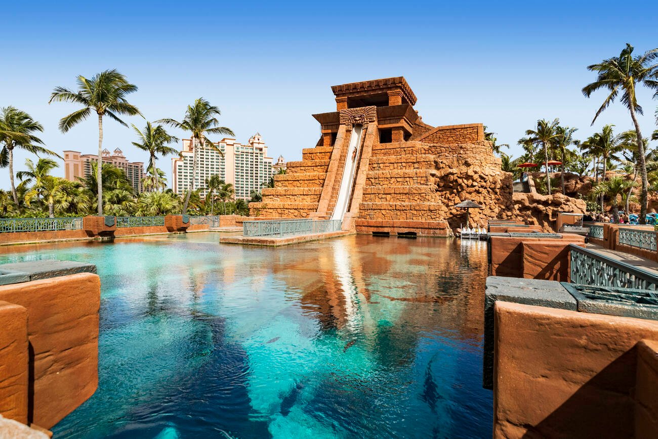 The Abyss waterslide in Atlantis 