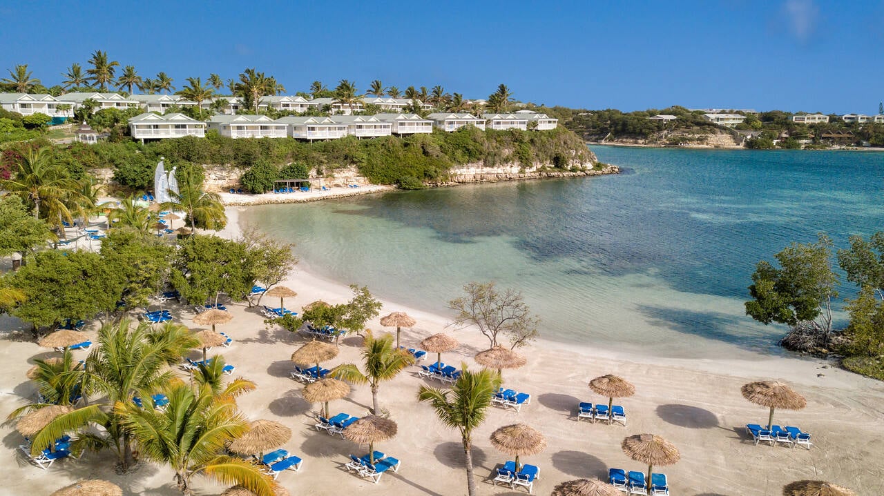 The Verandah Resort & Spa Ariel view of beach front