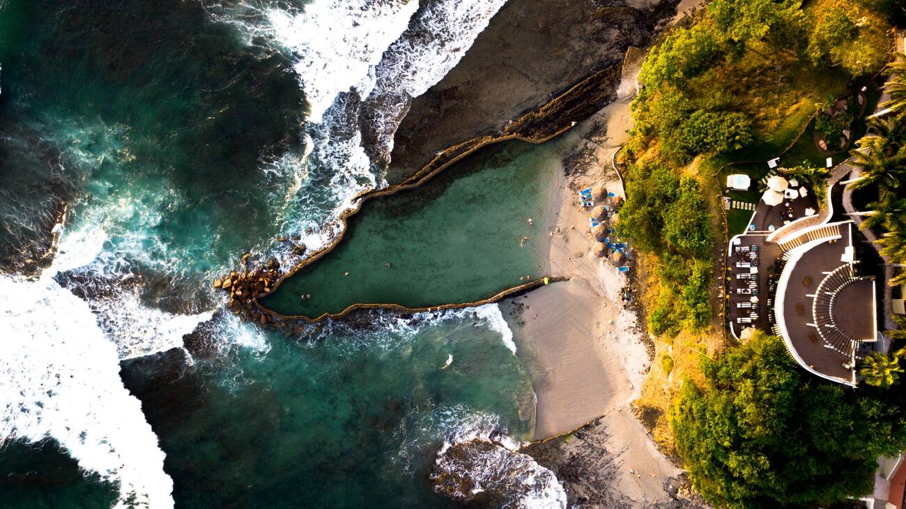 Ariel view of Punta de Mita Saltwater Pool